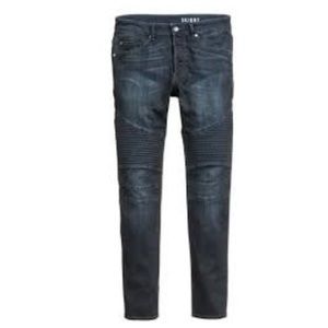 H&M Divide Moto Biker Jean Skinny Size 30/32